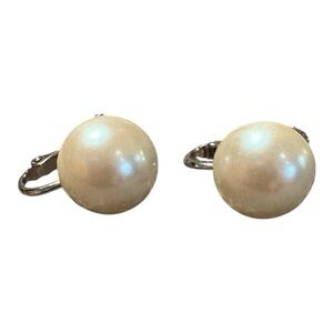 Marvella Vintage Faux Pearl Screw-Back Earrings JB9